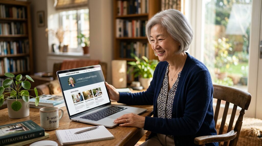 중장년 디지털 교육 챗GPT 블로그 인지 훈련