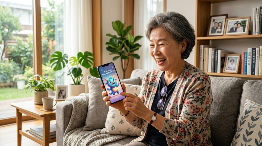 인공지능 그림 생성 시니어 캐릭터 만들기 소개