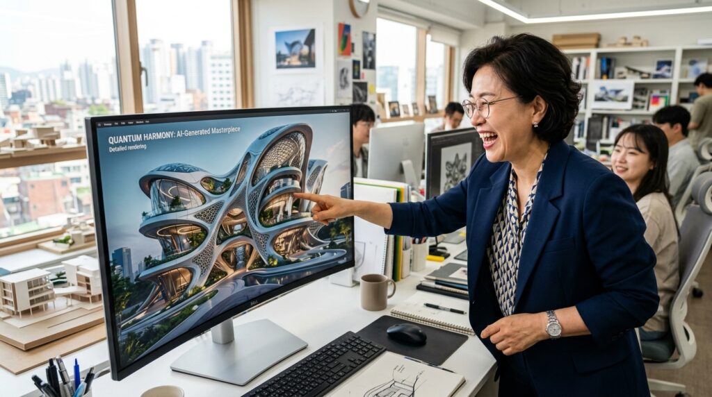 무료 인공지능 이미지 생성에 푹 빠진 김인숙 강사
